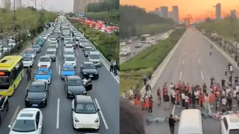 东陈庄夜市摊贩缴费风波